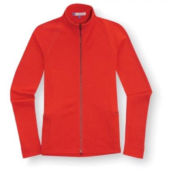 Ibex Women's Merino Wool Ponti Coral Shak Jacket Full Zip - Size Medium - Picture 1 of 10